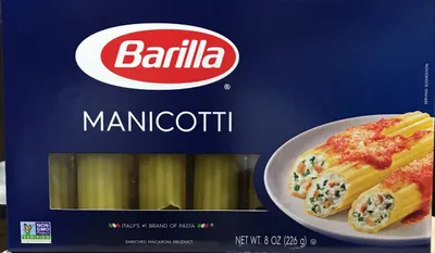 Manicotti Pasta