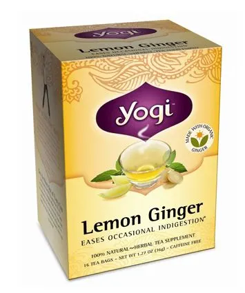 Lemon Ginger Supports Digestion Tea 16 ct