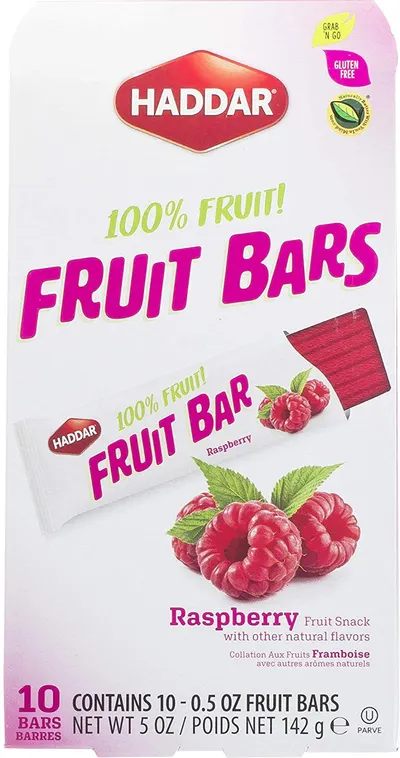 Raspberry Fruit Bars 10 ct