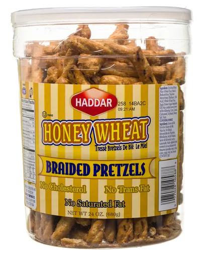 Honey Wheat Braided Pretzels