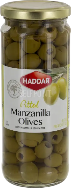 Green Pitted Manzanilla Olives