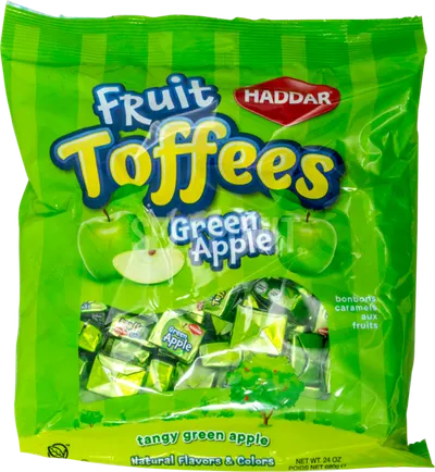 Fruit Toffees Green Apple