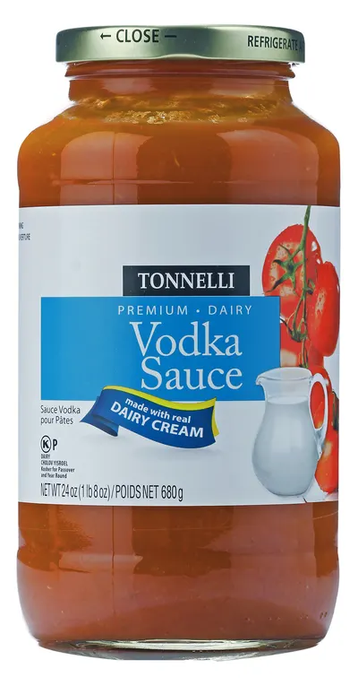 Vodka Sauce Made with Real Dairy Cream