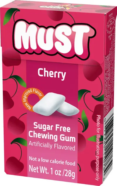 Must Cherry Flavored Chewing Gum