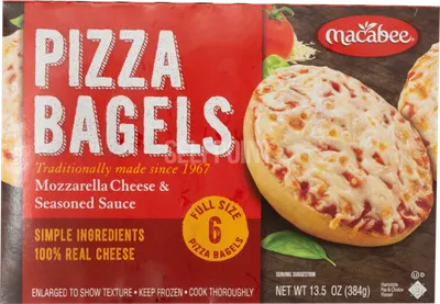 Pizza Bagels Mozzarella Cheese - 6 Ct