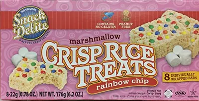 Marshmallow Crisp Rice Treats Rainbow Chip 8 Ct