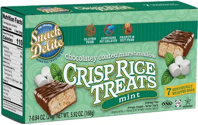 Crisp Rice Treats Mint Bars 7 ct