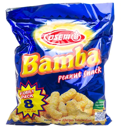 Bamba Peanut Snack Family Pack 8 ct