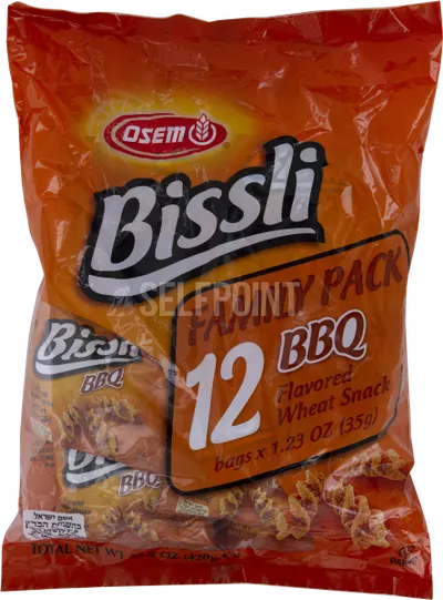 Bissli BBQ Wheat Snacks 12 Pk