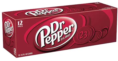 Dr Pepper Soda Cans 12 pk