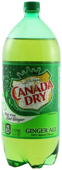 Caffeine Free Ginger Ale Soda Bottle