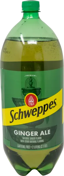 Caffeine Free Ginger Ale Soda Bottle