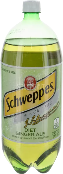 Diet Ginger Ale Soda Bottle