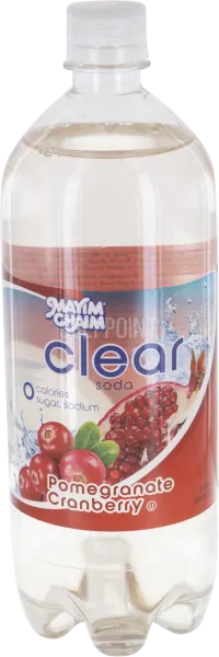 Clear Pomegranate Cranberry Soda