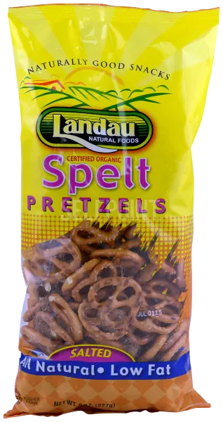 Salted Spelt Pretzels