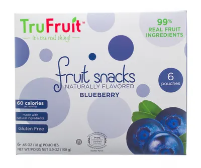 Fruit Snacks Blueberry 6 Pk