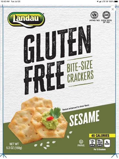 Bite-Size Sesame Crackers
