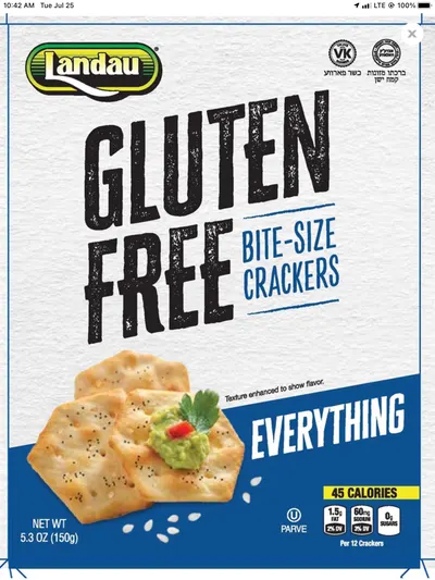 Gluten Free Bite Size Crackers