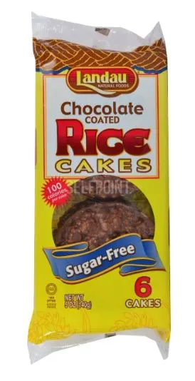 Chocolate Coated Rice Cakes 6 ct