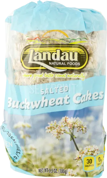 Salted Buckwheat Cakes Gluten Free
