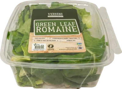 100% Natural Green Leaf Romaine