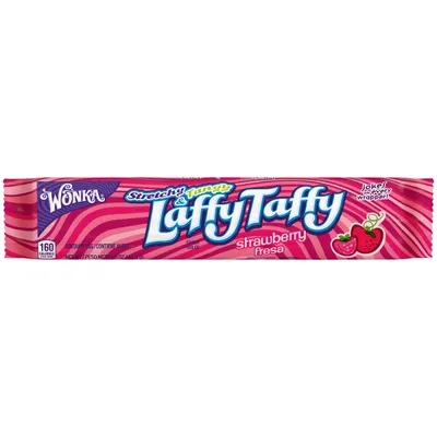 Stretchy & Tangy Laffy Taffy Strawberry Candy 1.5 Oz