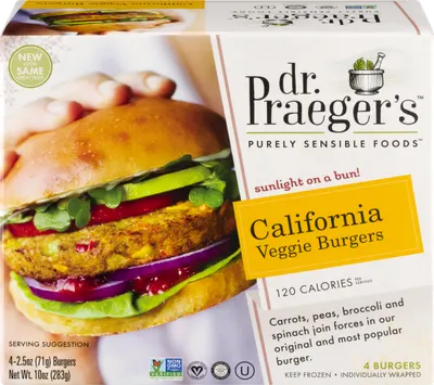 California Veggie Burgers 4 ct