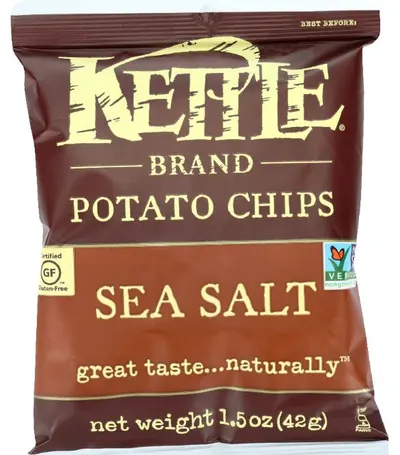Kettle Sea Salt Potatp Chips 15Z