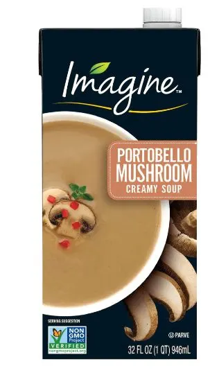 Portobello Mushroom Creamy Soup