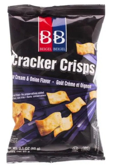 Cracker Sour Cream & Onion Small Nishnas