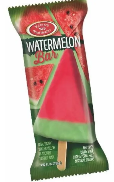 Non Dairy Watermelon Flavored Sorbet Bar