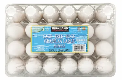Grade Aa Large Cage Free Eggs 24 ct
