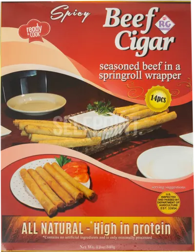 Moroccan Style Beef Cigars 14 ct