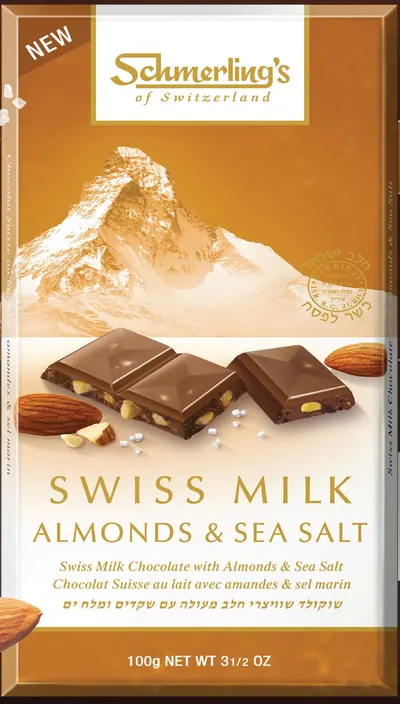 Swiss Milk Chocolate with Almonds & Sea Salt