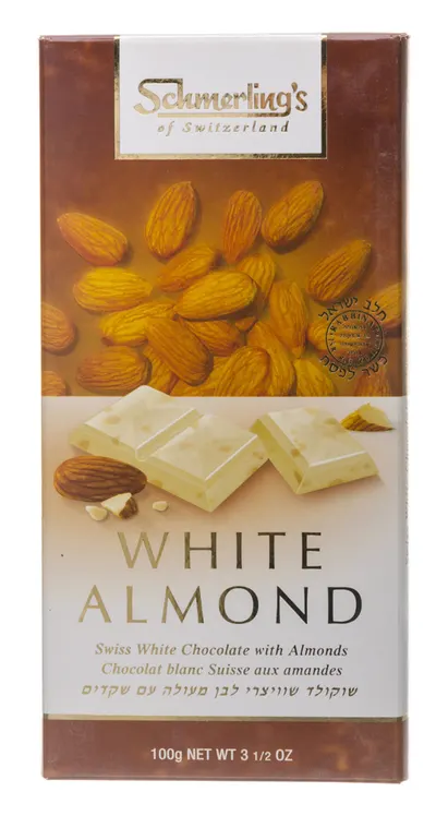 White Chocolate Bar with  Almond