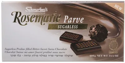Rosemarie Sugerless Parve Choc Bar