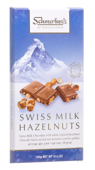 Swiss Milk Chocolate woith Whole Roasted Hazelnuts