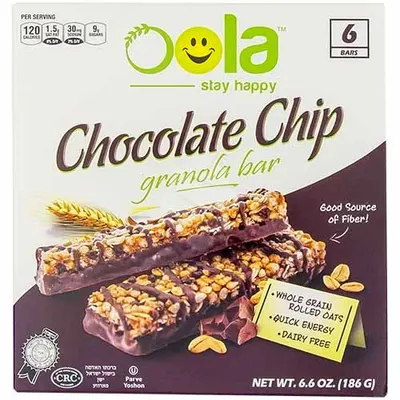 Chocolate Chip Granola Bar 6 ct