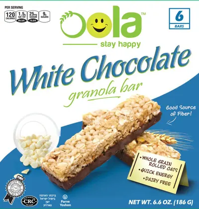 White Chocolate Granola Bar 6 ct
