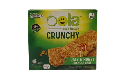 Crunchy Oat's N Honey Granola Bars 6 ct