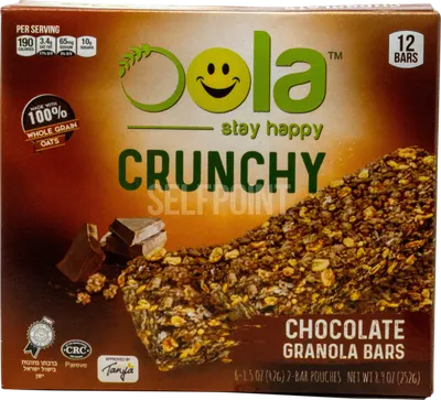 Crunchy Chocolate Granola Bars 6 ct