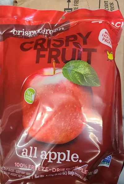 Crispy Freeze Dried Green  Apple