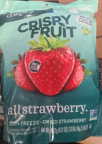 Crispy Fruit Freeze & Dried Strawberry 4 pk