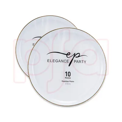 Elegance Party Appetizer Plates 10 pcs