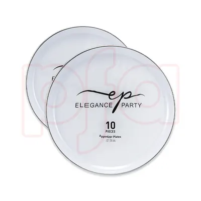 Edge Plates 7.5 White/Silver
