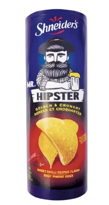 Mr. Hipster Golden & Crunchy Sweet Chilli Pepper Flavor Chips