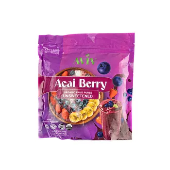 Organic Acai Berry Unsweetened Fruit Puree
