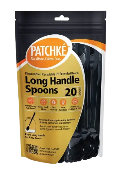 Disposable Long Handle Spoons 20 ct