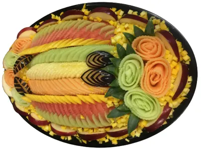 Fruit Platter Extra Large Flowers