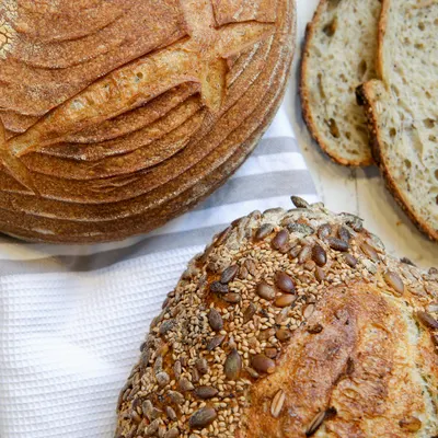 Homemade Sourdough Breads Assorted